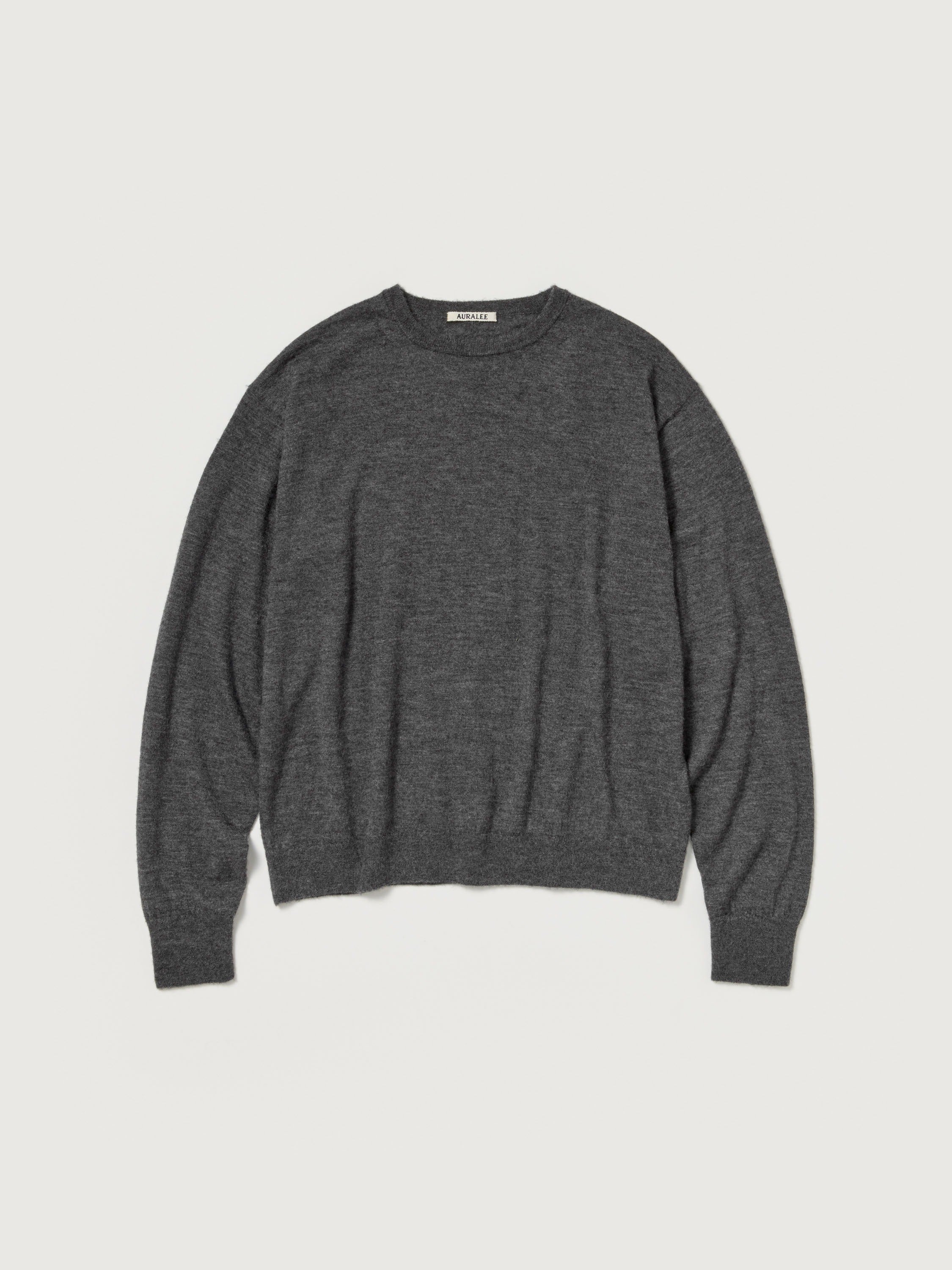 AURALEE 26AW HIGH GAUGE SOFT CASHMERE KNIT P/O